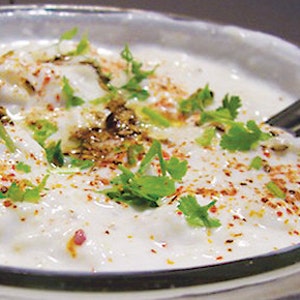 Ekologiskt torkat raita yoghurtpulver, hemlagad kryddblandning