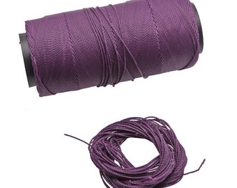 Macrame Waxed Cord 10 Yards - 9 Meters Macrame String Waxed Polyester Beading Cord 1mm Thread Craft supply Jewelry Making Diy Macrame