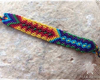 SALE - Macrame Friendship Bracelet Handmade Womens Mens Bracelet Colorful bracelet Gift Idea