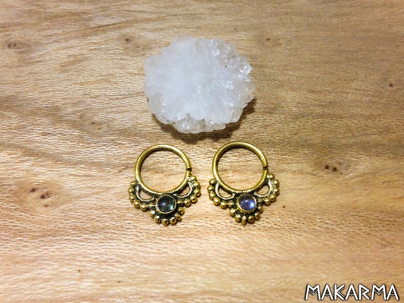 Gold nose shop ring for goddess