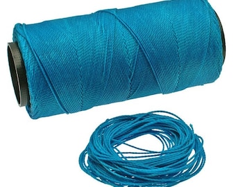 Macrame Waxed Cord 10 Yards - 9 Meters Macrame String, Waxed Polyester Beading Cord, 1mm Thread, Craft supply, jewelry making, Diy macrame