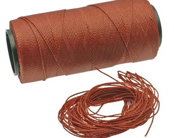 Cordon ciré de Macramé 10 Yards - 9 Mètres Corde Macramé Corde Perlée de Polyester Ciré 1mm Fil Artisanat Fourniture Bijoux Fabrication de Macramé Bricolage