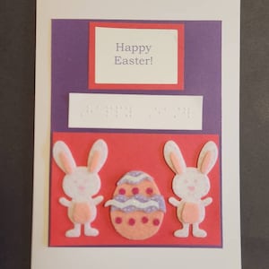 Braille Easter Cards