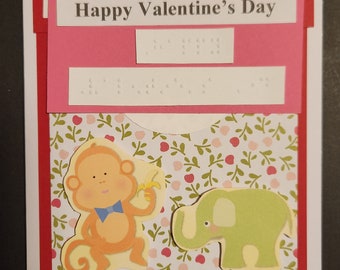 Valentine's Day Card Animals