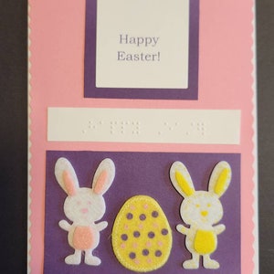 Braille Easter Cards