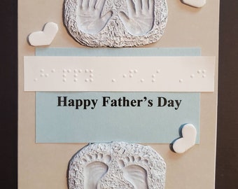 Braille Father's Day Card: New Father