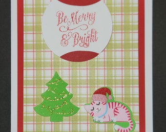 Braille Christmas Kitties Greeting Cards