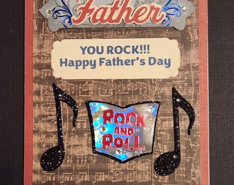 Father's Day Card: Rock n Roll