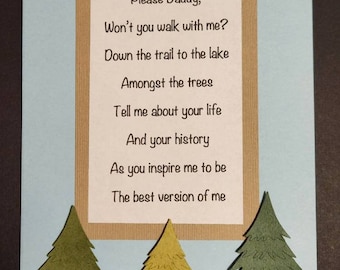 Dad Poem Card