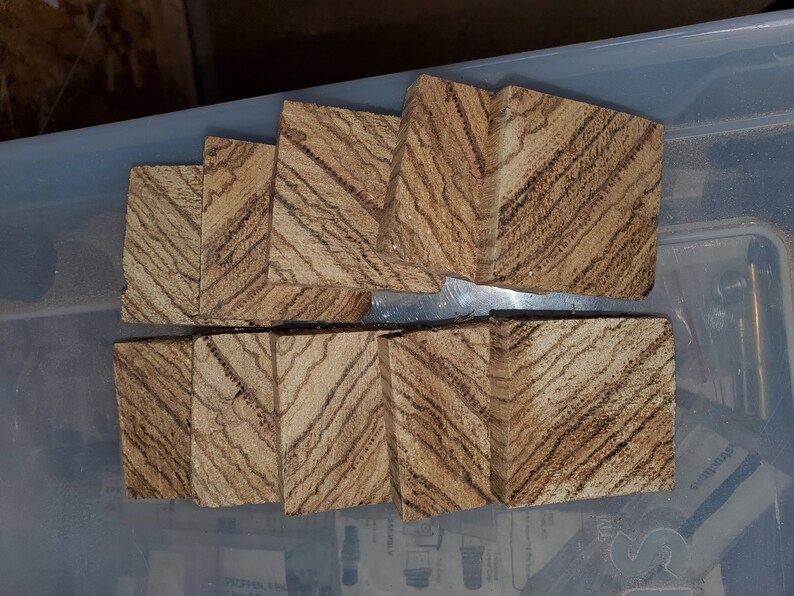 Zebra Wood Ring Blanks Etsy