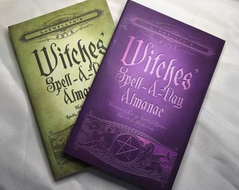 Witches’ Spell-a-Day Almanac Set of 2, past editions: 2011 and 2012