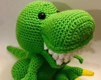 Toothy T-Rex Dinosaur Crochet Pattern