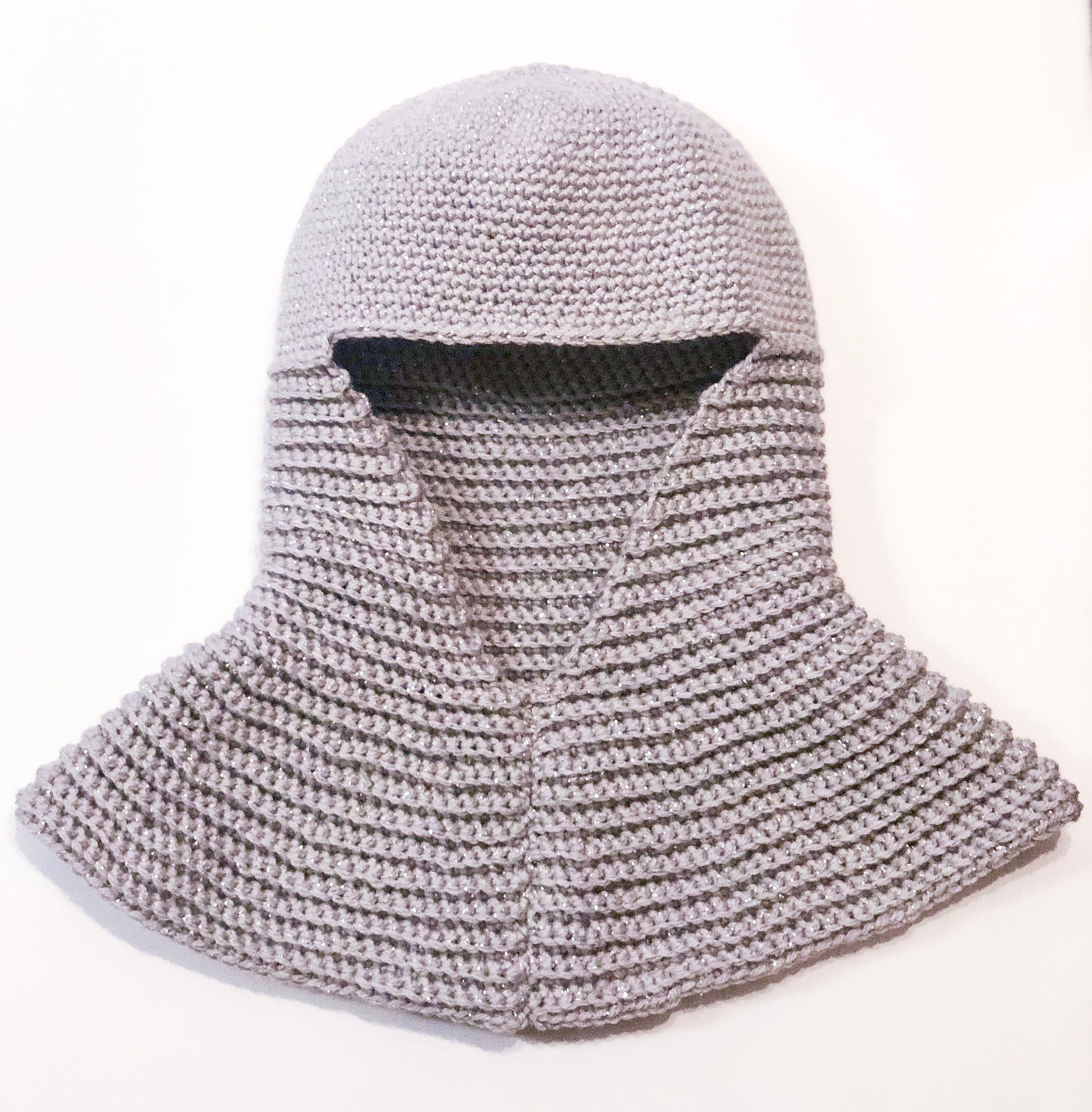 Crochet Pattern Chain Mail Coif Hat Etsy Canada
