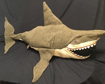 Great White Shark Blanket crochet pattern