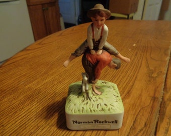 Norman Rockwell Music Box Stars of the screen playing Tomorrow Misc 410