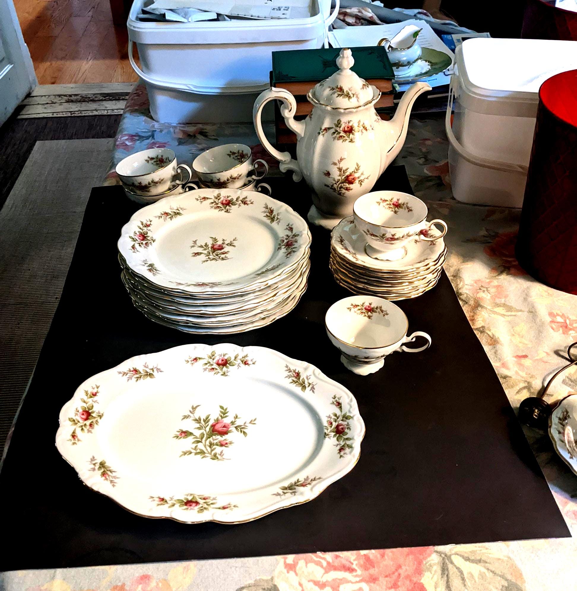 Moss Rose China - Etsy