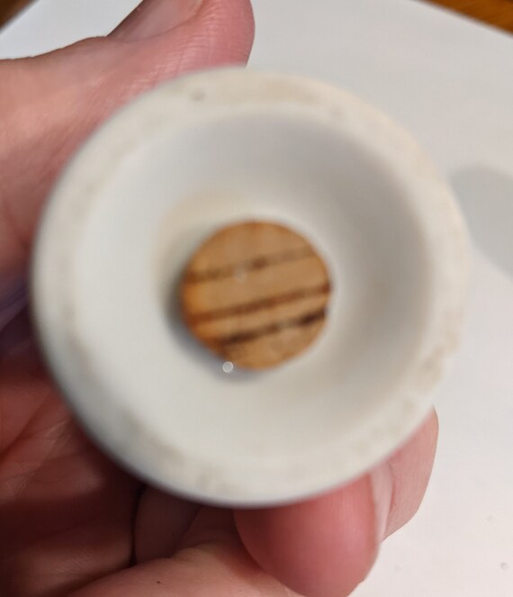 ビンテージ ソルト&ペッパー　レア ヴィンテージ 2-3/8 インチ磁器製ソルト & ペッパー シェーカー