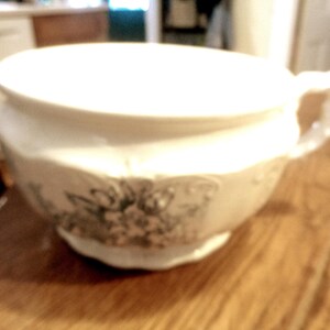 1880's East Palestine Pottery "Marquette" 5-1/2" Chamber Pot With 8" Opening. Undamaged. INV#0869