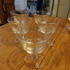 Fostoria Century Pattern 4-3/8&quot; Champagne/Tall Sherbets. Beautiful Undamaged and Crystal Clear Condition. Three Other Lots INV#0339