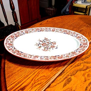 1970's Noritake FIREDANCE 13-1/2" Platter. Undamaged. Listing Several Lots of This Pattern. INV#1206