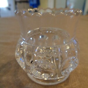 Circa 1891 KING&#39;S CROWN Toothpick Holder U. S. Glass Co. or Adams & Co. Superb Condition with No Damage or Cloudiness. INV#0430