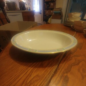 Circa 1930&#39;s Art Deco &quot;NOBLESSE&quot; Pattern 10-1/4&quot; Oval Serving Bowl by Community China, Imported From Bavaria. Undamaged Condition INV#1402