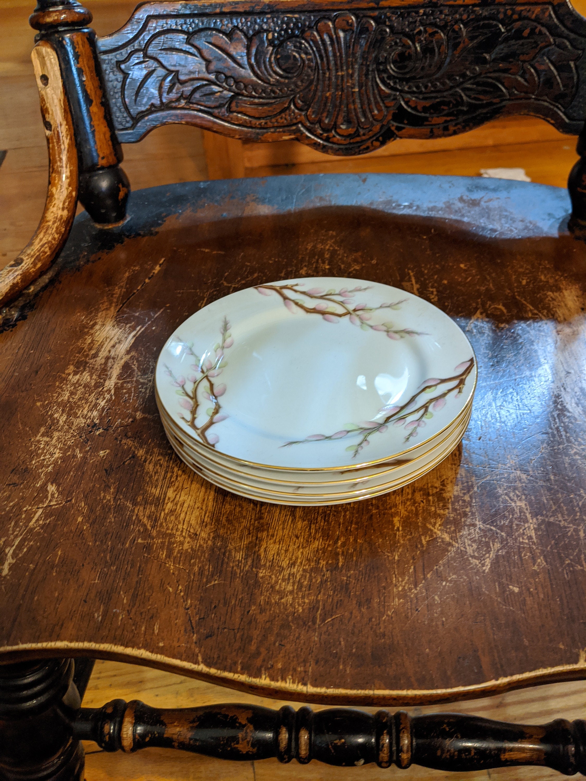 Four Circa 1960's Kent (japan) Porcelain 6-1/2