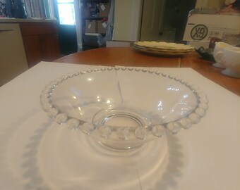 Imperial Glass Candlewick 400 40B 5-1/2 Footed Mayonnaise