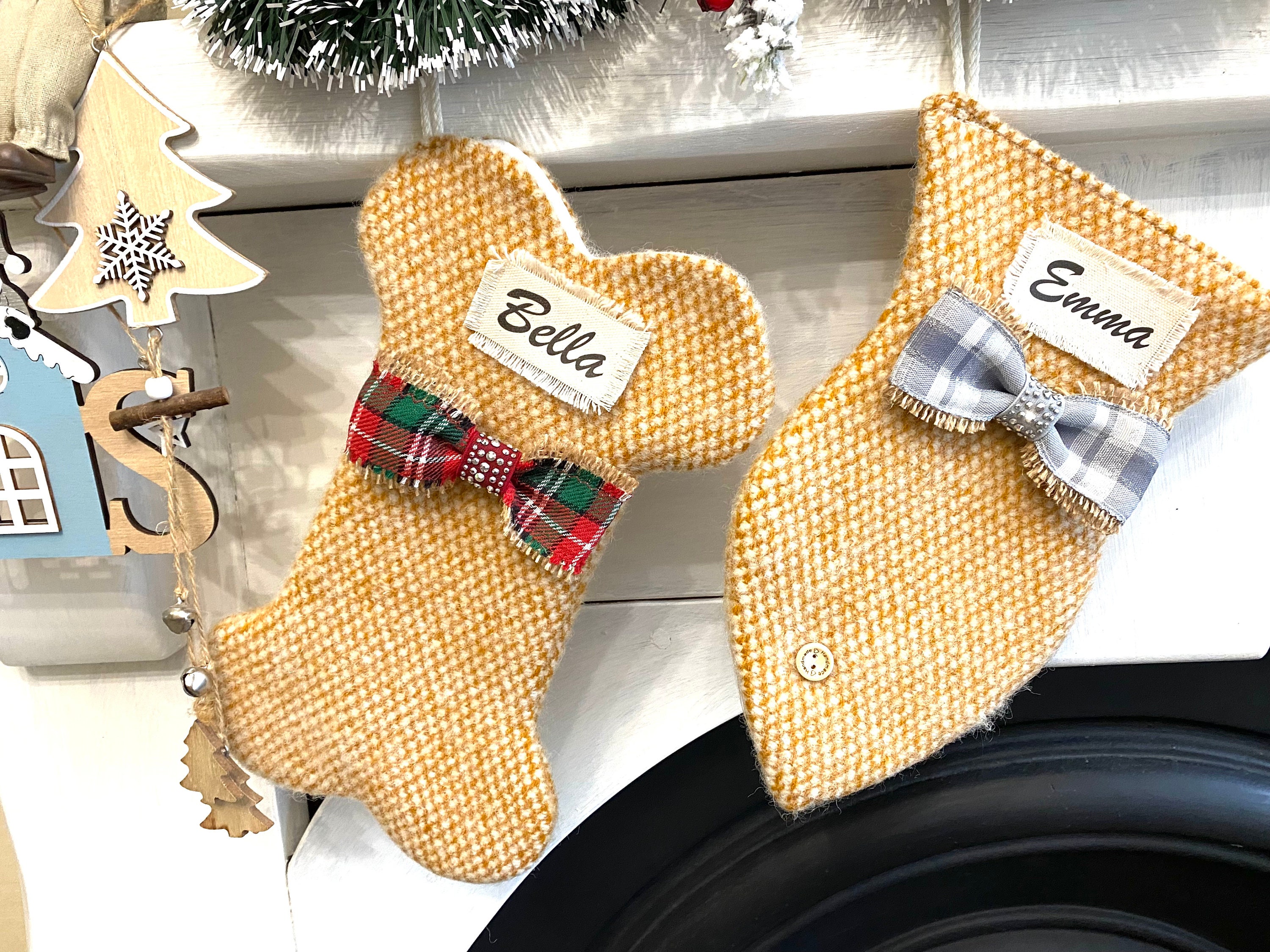 Dog Christmas stockings, personalized pet stockings, dog stocking, cat stockings, pet Christmas stocking, Christmas gift