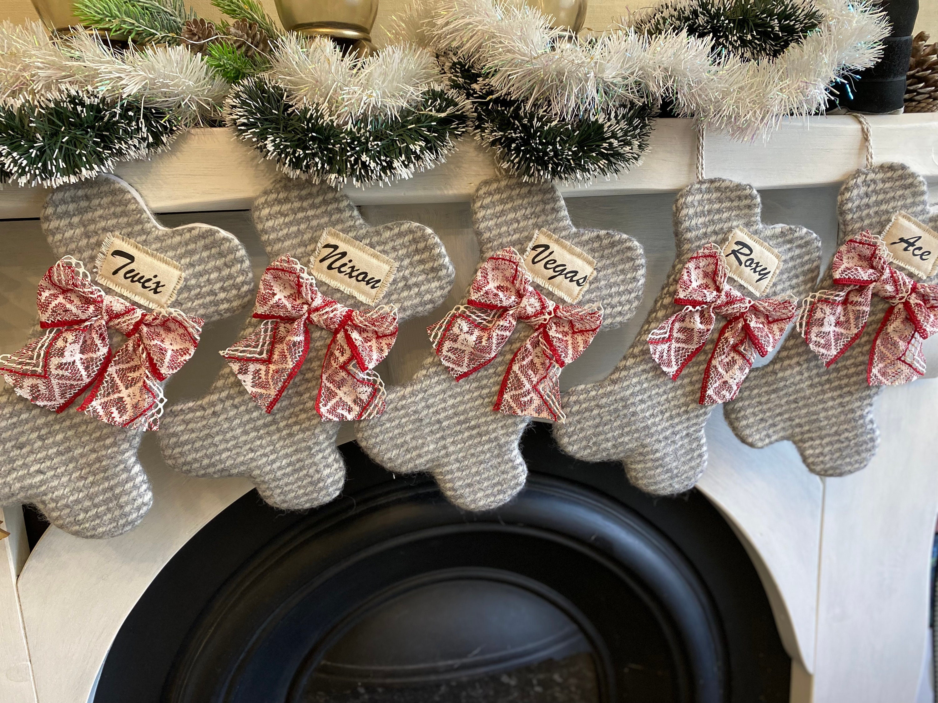 Dog Christmas stockings, personalized pet stockings, dog stocking, cat stockings, pet Christmas stocking, Christmas gift