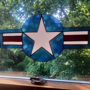 Stained Glass USAF Star