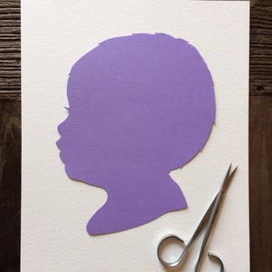 Hand Cut Custom Silhouette Portraits - Personalized Silhouette Cameo