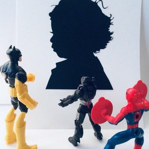 Custom Child Silhouette Picture Silhouette Portrait Cameo Silhouette Art Portrait Paper Perfect Mother&#39;s Day Gift and Timeless Keepsake