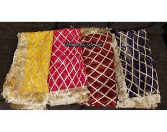 dupatta gota design