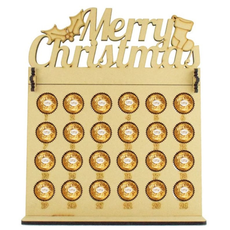 Ferrero Rocher Advent Calendarmerry Christmas Advent Etsy