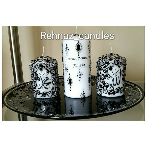 Velas Henna/Regalos Personalizados/Velas islámico/Boda ...