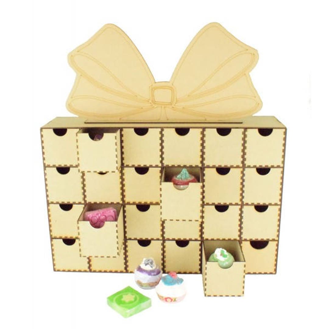 Bath Bomb Advent Calendar With Drawsadvent Calendarlush Etsy UK