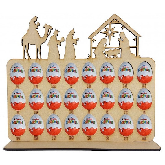 Nativity Kinder Egg Advent Calendarchristmas Kinder Egg Etsy