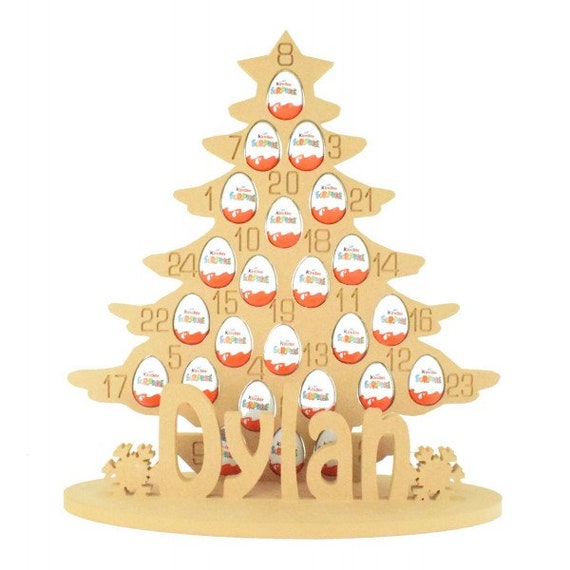 Kinder Egg Christmas Tree Advent Calendaradvent - Etsy