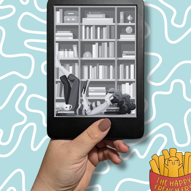 Kindle Lock Screen, Kindle Lockscreen, Kindle Book Cover, Kindle