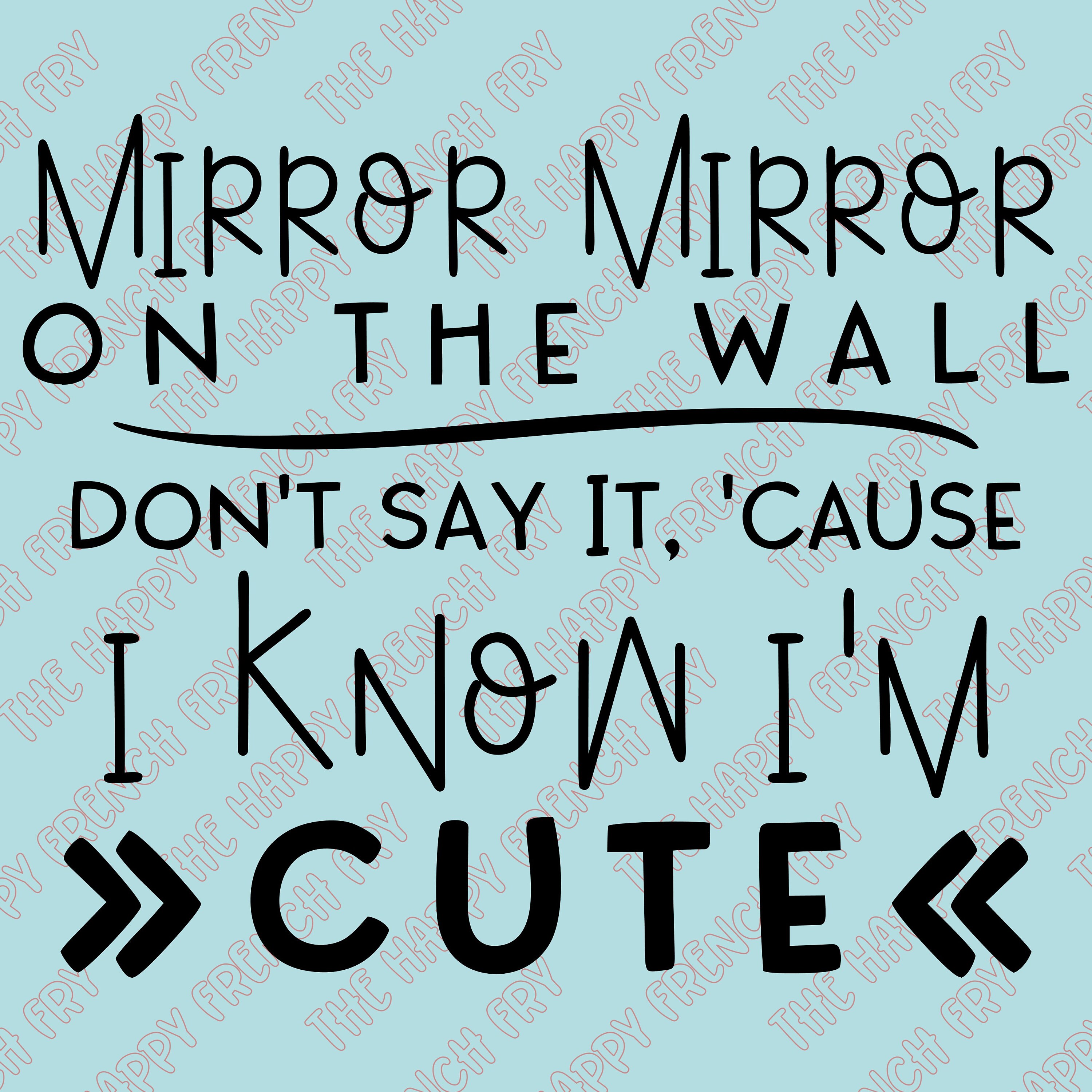 Juice by Lizzo Lyrics Mirror Mirror Vinyl Decal Window Etsy