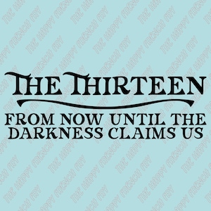 The Thirteen, Blackbeak Ironteeth Crochan Witches, Throne of Glass, TOG, SJM, Sarah J Maas, Vinyl Decal, Bumper Sticker, Laptop Car Decal