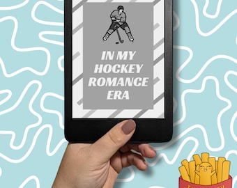 Kindle Lock Screen, Kindle Lockscreen, Kindle Book Cover, Kindle Screensaver, Kindle Wallpaper, Kindle Background, In My Hockey Romance Era