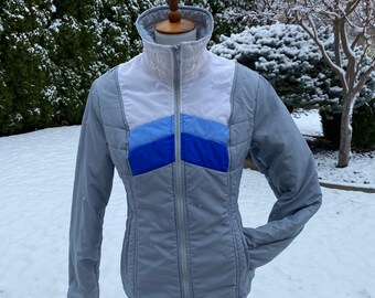 obermeyer gray ski jacket