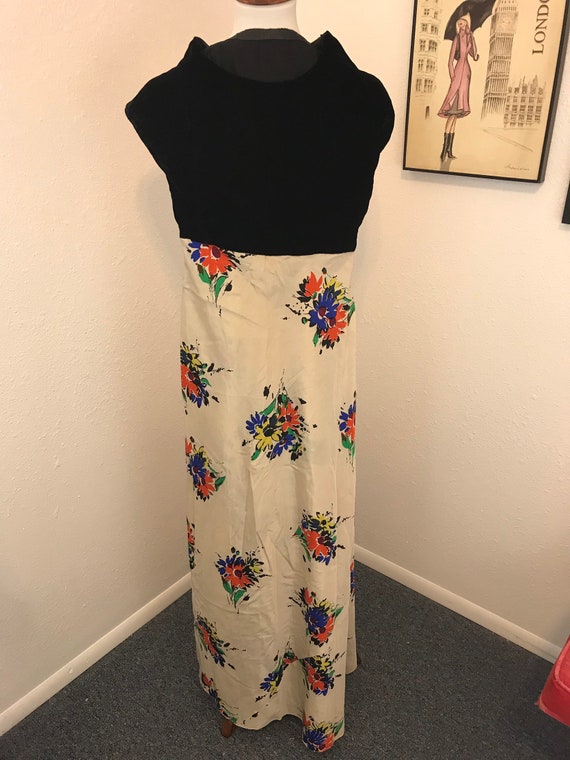 30s Vintage floral dress