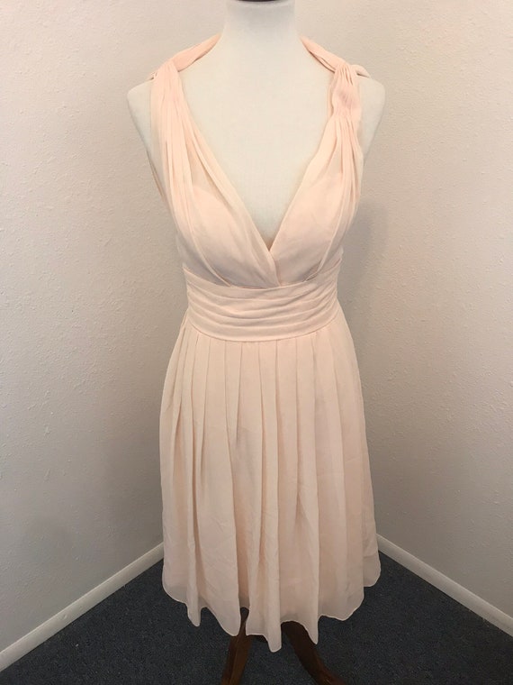 cream cocktail dress