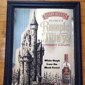 Пару постеров старой рекламы алкоголя. Rumple Minze Peppermint Schnapps История,Алкоголь,Ликеры,Реклама