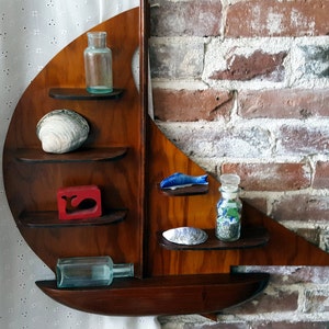 sailboat shelf wall decor