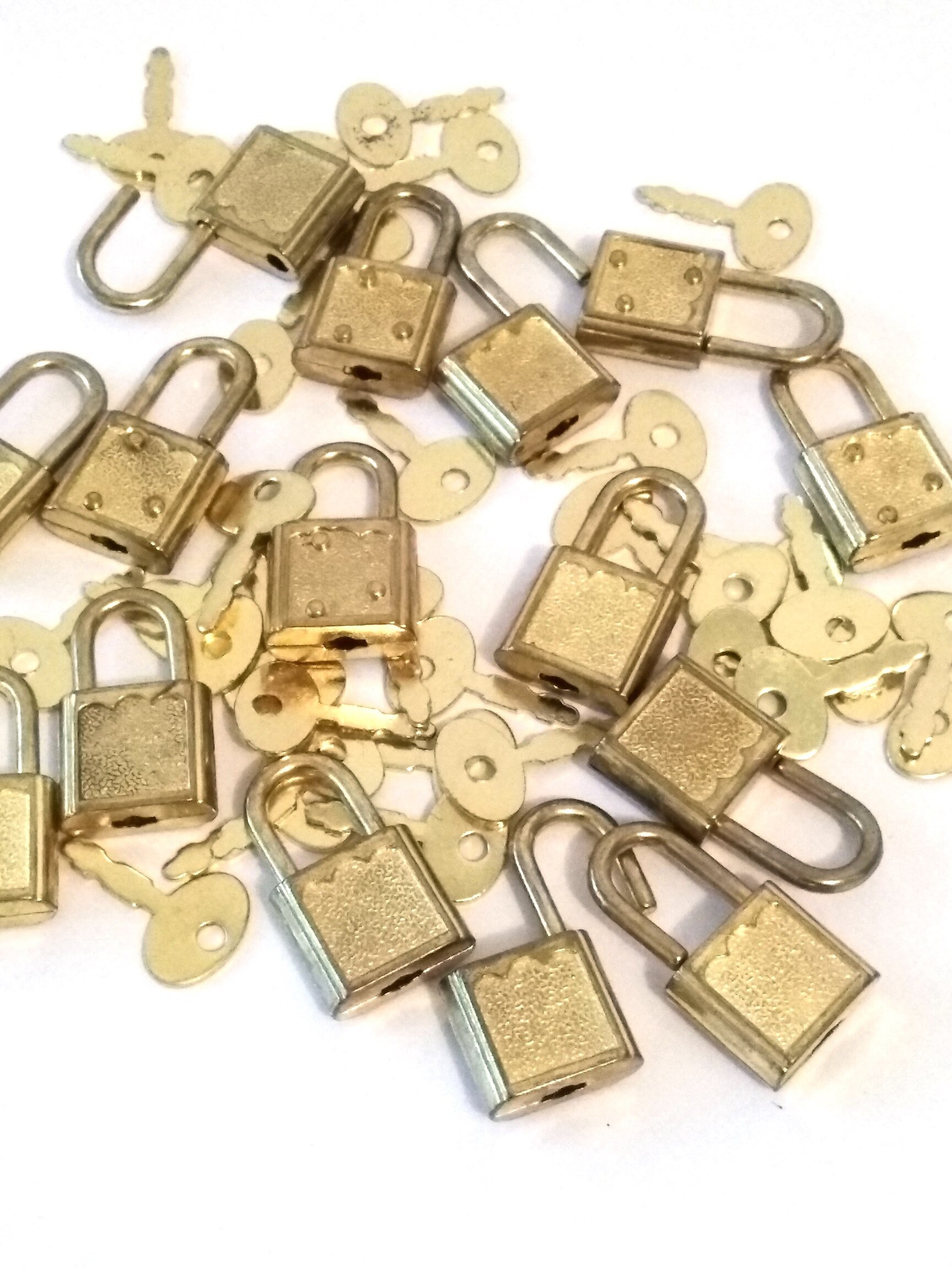 ON SALE Mini Padlocks with Keys, Lock and Key Tools, Luggage Locks, Box
