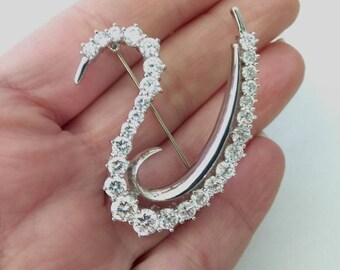 fake diamond brooches and pins
